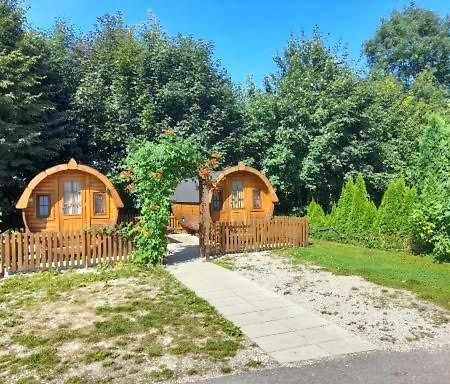 Schlaffass-Camping Gutshof Donauried ギュンツブルク エクステリア 写真